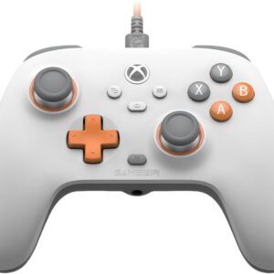 GameSir T7 Wired Controller with Hall Effect Joysticks, Plug and Play Gaming Gamepad for Xbox Series X|S, Xbox One, Windows 10/11 & Steam, 3.5mm Audio Jack - White