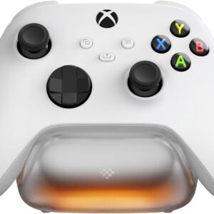 8BitDo Base de carregamento para controles sem fio Xbox, estação de carregamento Xbox com carregamento magnético seguro para Xbox Series X|S e controle Xbox One - Oficialmente licenciado (branco)
