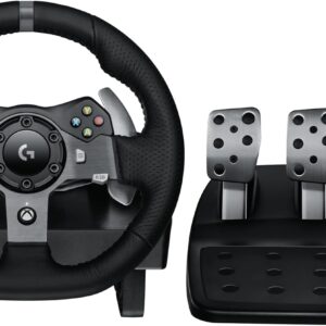 Volante Logitech G920 Driving Force e Pedais com Force Feedback para Xbox Series X|S, Xbox One, PC, Mac