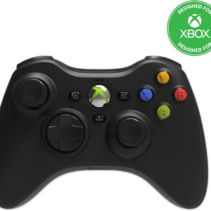 Xenon Wired Controller - Black - Officially licensed Xbox 360 Controller replica for use with Xbox Series X|S, Xbox One, Windows 10|11, PC, Video Game Controller, 3.5MM Audio Jack, Impulse Triggers,