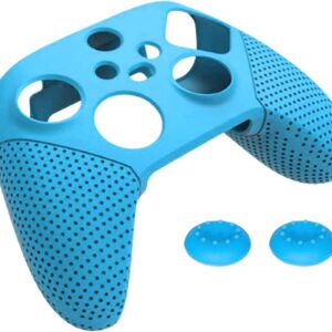 TwiHill Manga protetora de silicone para controle Xbox Series S/Xbox Series X, capa de silicone antiderrapante macia, protege contra poeira, arranhões Acessórios para Xbox Series S/X (Azul)