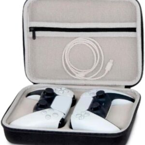 Case Maleta Estojo para Controle PS5 - Anti Poeira e Proteção - Design Compacto e Prático - Ideal para Transporte e Armazenamento