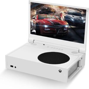 G-STORY Monitor portátil de 12,5 polegadas para Xbox Series S, monitor de jogos portátil 1080p tela IPS para Xbox Series S (não incluídos) com dois HDMI, HDR, Freesync, modo de jogo, monitor de viagem