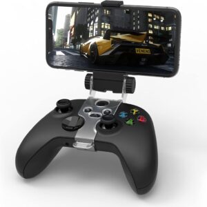 MENEEA Suporte de clipe para X-Series S/X, Xbox One/S/X, suporte dobrável para celular com suporte ajustável para X-Series S/X, para controle Xbox One/S/X