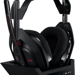 Headset Gamer Sem Fio Logitech G Astro A50 LIGHTSPEED + Base Station (Gen 5) Com Tecnologia PLAYSYNC AUDIO e Conexão Bluetooth entre até 3 sistemas, Compatível Com Xbox Series X|S, PlayStation - Preto