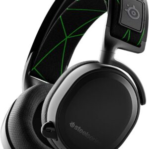 SteelSeries Arctis Fone de ouvido para jogos sem fio 7X + – Sem perdas 2,4 GHz – Vida útil da bateria de 30 horas – USB-C – Áudio 3D – Para Xbox Series X|S – Preto