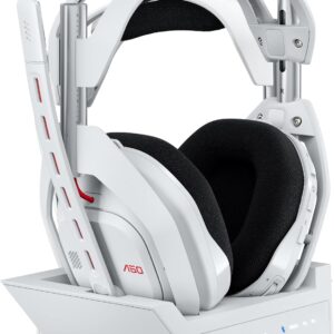 Headset Gamer Sem Fio Logitech G Astro A50 LIGHTSPEED + Base Station (Gen 5) Tecnologia PLAYSYNC AUDIO e Conexão Bluetooth entre até 3 sistemas, Compatível Com Xbox Series X|S, PlayStation - Branco