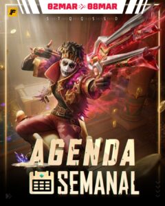 Agenda Semanal Free Fire 0203 a 0703 Misterio do Tesouro
