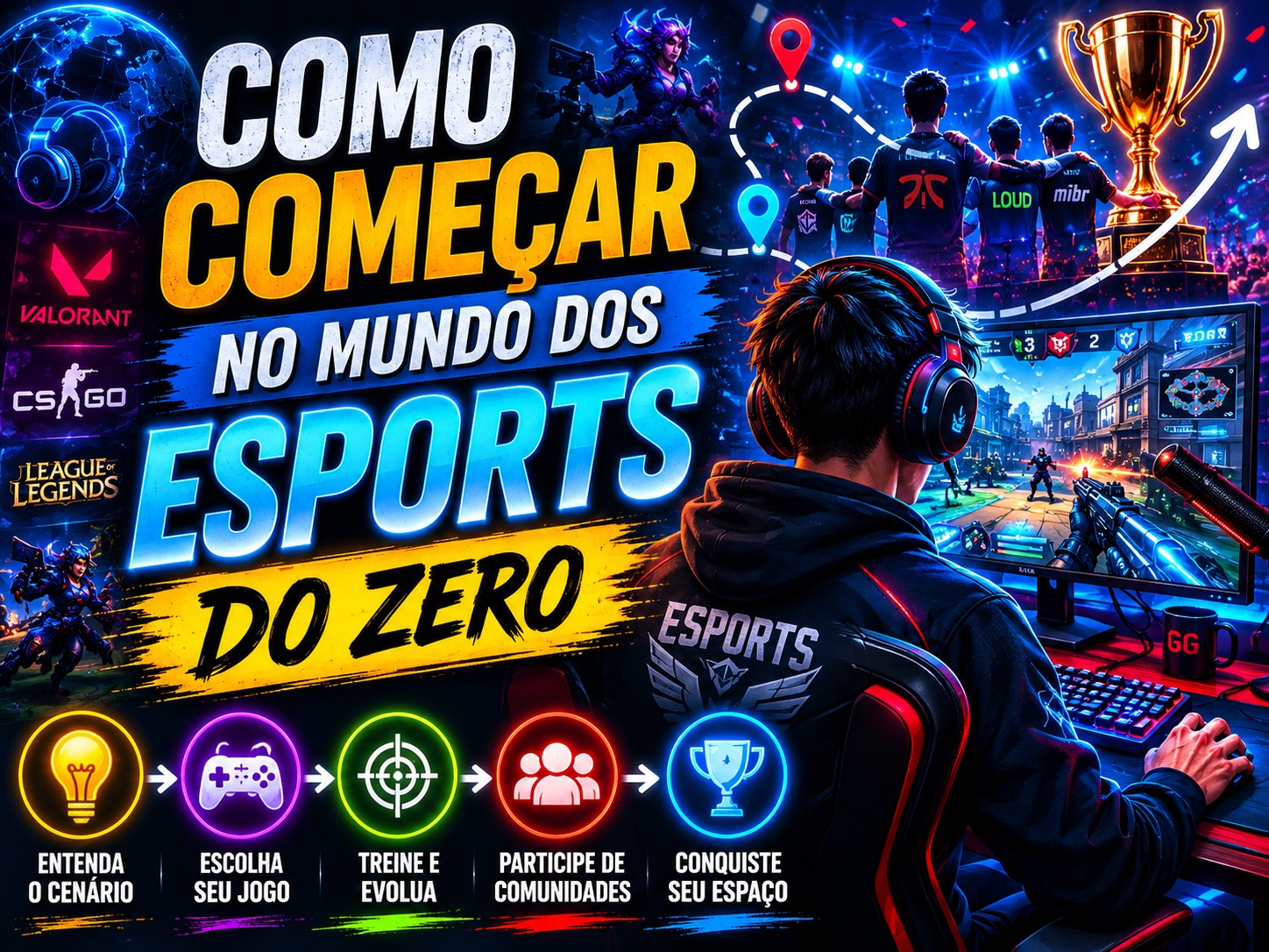 Como começar no mundo dos eSports do zero