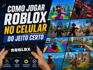 Como jogar no Roblox no celular
