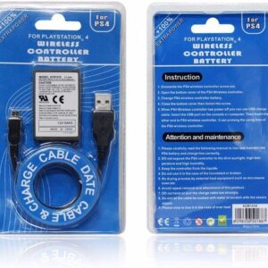 Bateria 1800mah para Controle Wireless Dualshock de Playstation 4 Play4 Ps4 KCR-1410