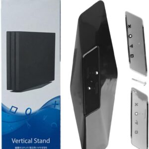 Vertical Stand for PS4 Slim / PS4 Pro Vertical Holder Stand Bracket Mount Base for PlayStation 4 Slim/Pro Console (Black)