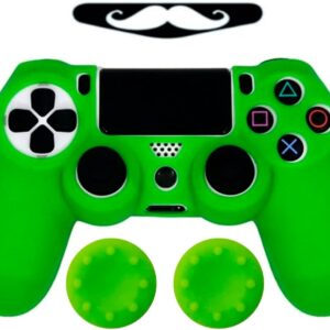 Home 8 Capa Capinha Case Skin Compatível com Controle Joystick do Playstation 4 PS4 Protetora Anti Impacto Queda Silicone Alta Proteção (Verde)