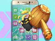 smashing the phone