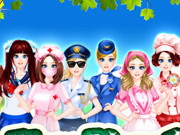 vocational girl dressup